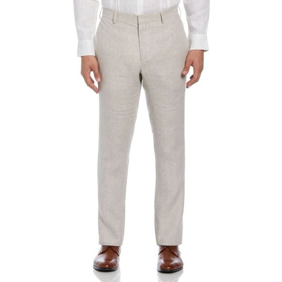 ✨CUBAVERA DELAVE LINEN FLAT FRONT PANTS 34/30✨ - Picture 2 of 8